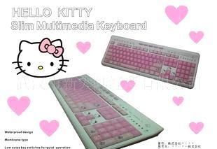 HELLO KITTY超薄多媒体键盘060